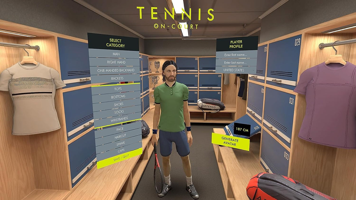Tennis On-Court PSVR2