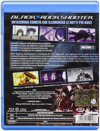 Black Rock Shooter-Serie Completa (Eps 01-08) (2 Blu-Ray+2 DVD)