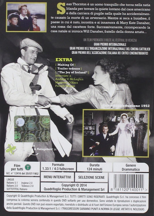 un uomo tranquillo dvd Italian Import