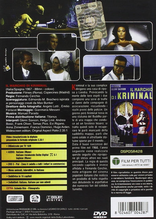 The Return of Criminal ( Il marchio di Kriminal )