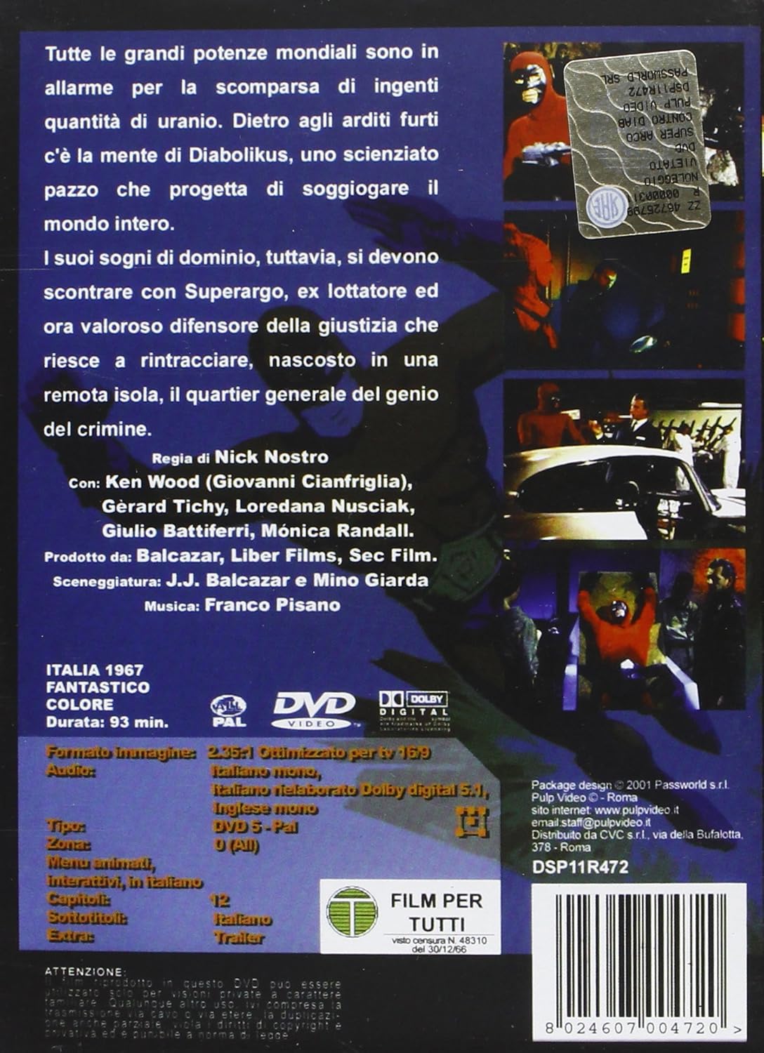 Superargo Versus Diabolicus ( Superargo contro Diabolikus )