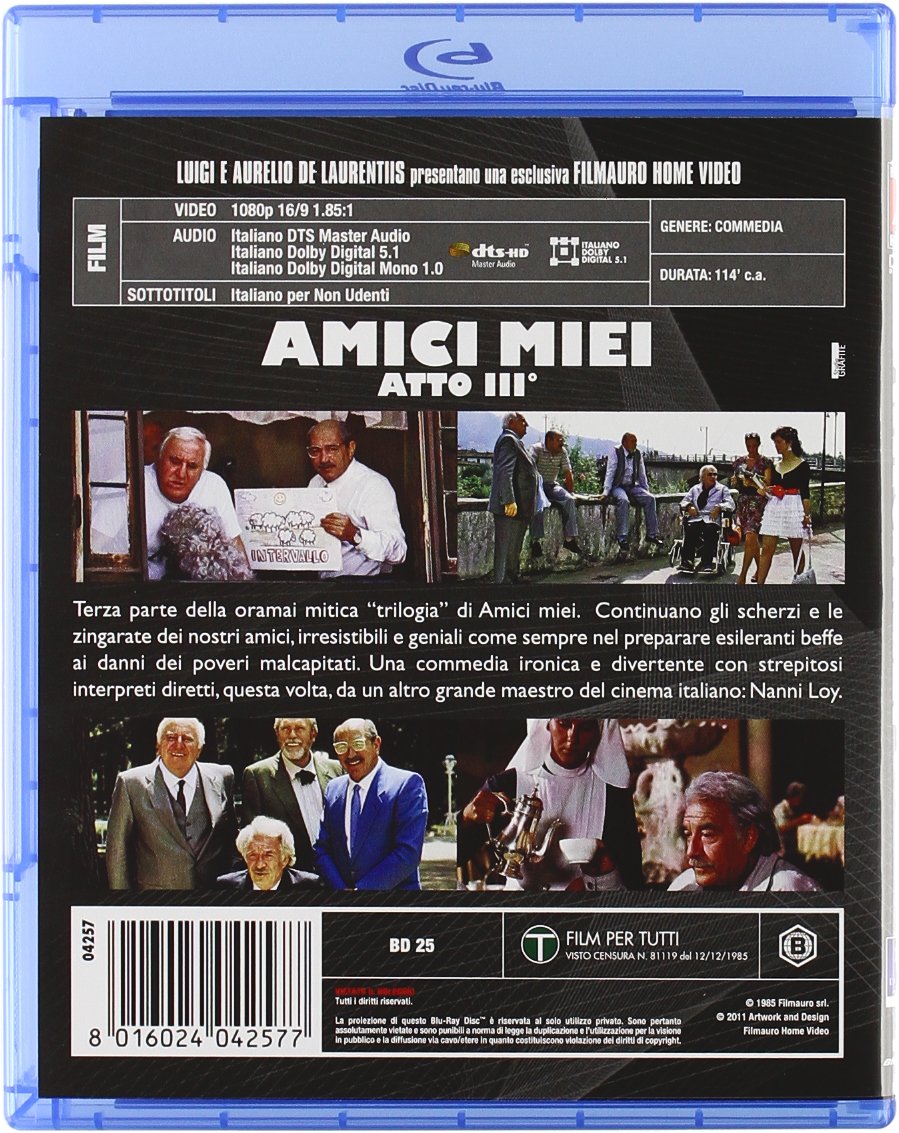 Amici Miei La Trilogia (Box 3 Br