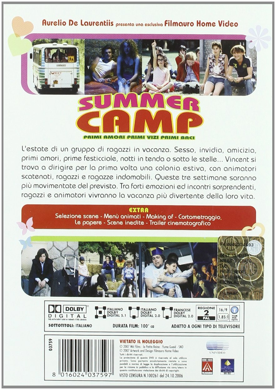 Summer Camp - Primi Amori, Primi Vizi, Primi Baci