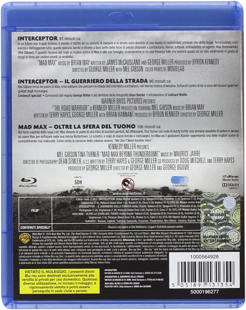 Mad Max Collection (Box 3 Br