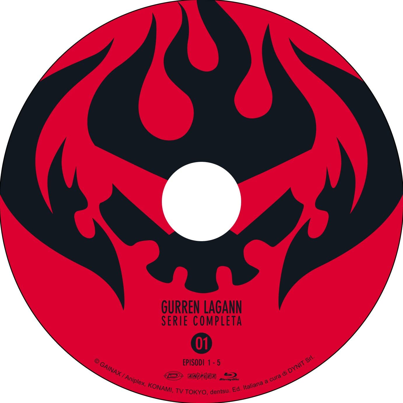 gurren lagann - sfondamento dei cieli - the complete series (eps 01-27) (5 blu-ray) box set BluRay Italian Import