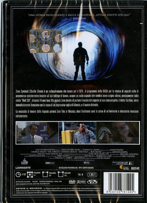the arrival dvd Italian Import
