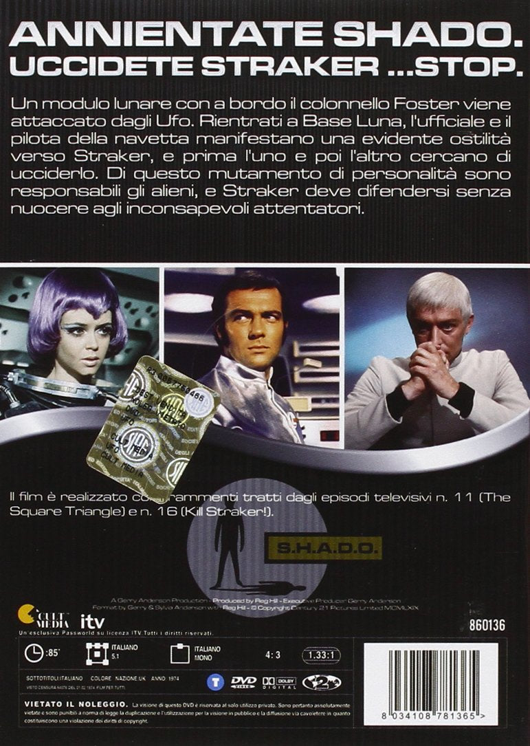 ufo - annientate shado uccidete straker... stop dvd Italian Import