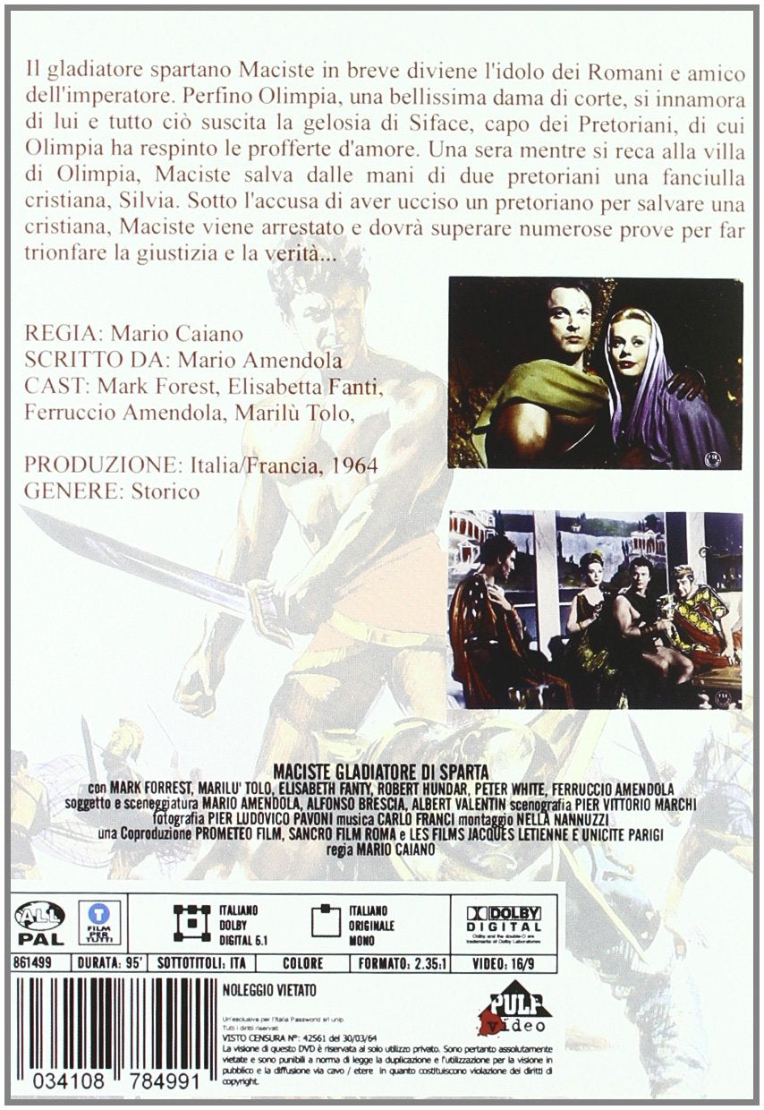 Maciste Gladiatore Di Sparta