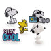 Peanuts Snoopy - Stay Cool None Pin multicolor Fan-Merch, TV-Serien, Zeichentrick