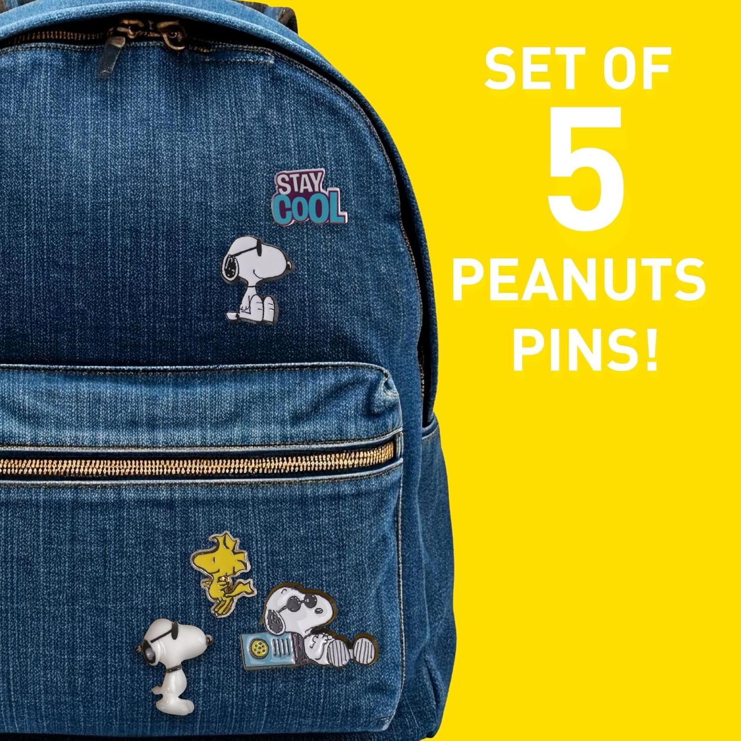 Peanuts Snoopy - Stay Cool None Pin multicolor Fan-Merch, TV-Serien, Zeichentrick