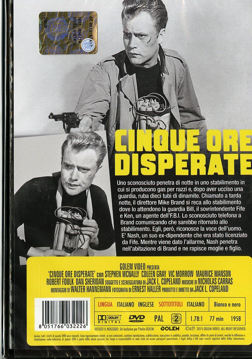 cinque ore disperate DVD Italian Import