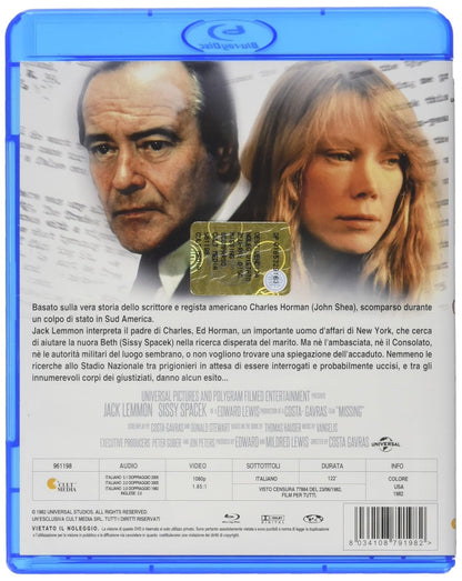missing - scomparso (blu ray) blu_ray Italian Import