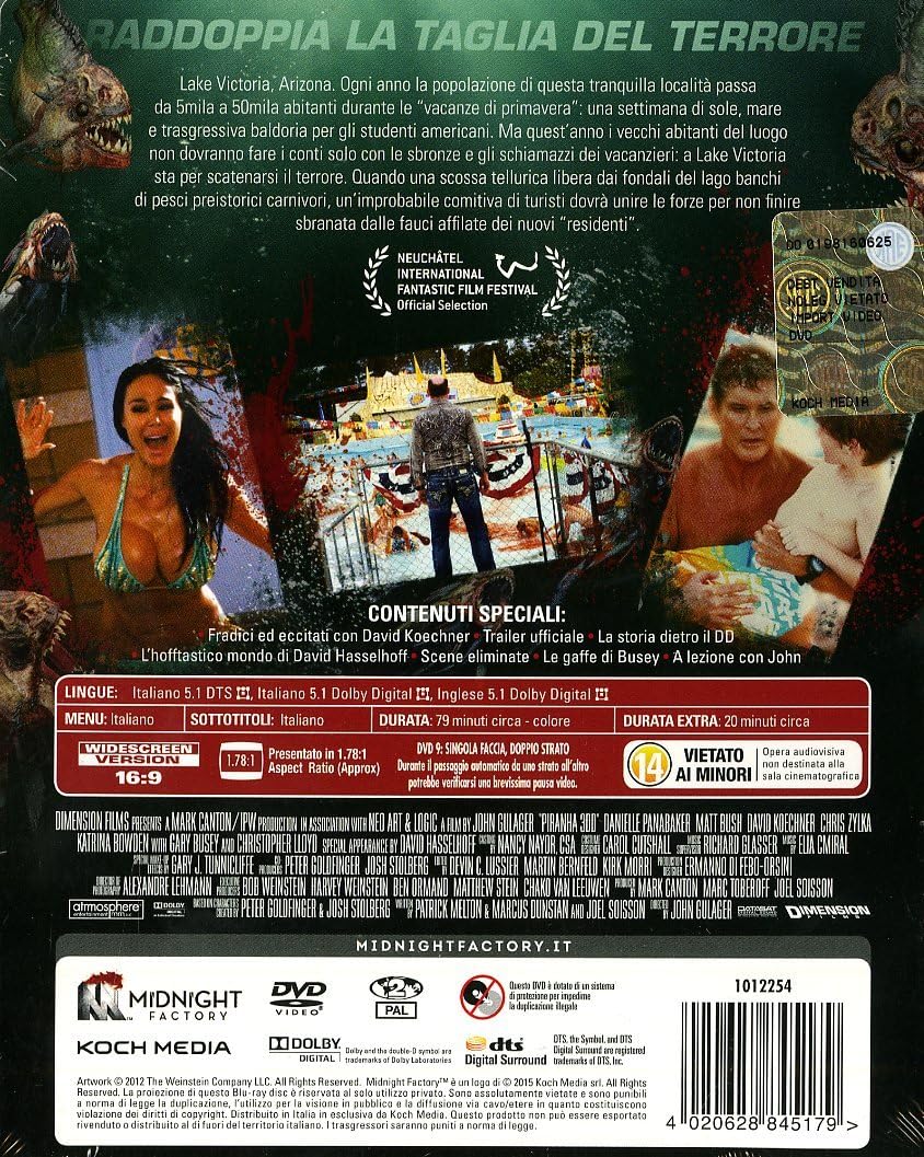 piranha dvd (ltd steelbook) DVD Italian Import