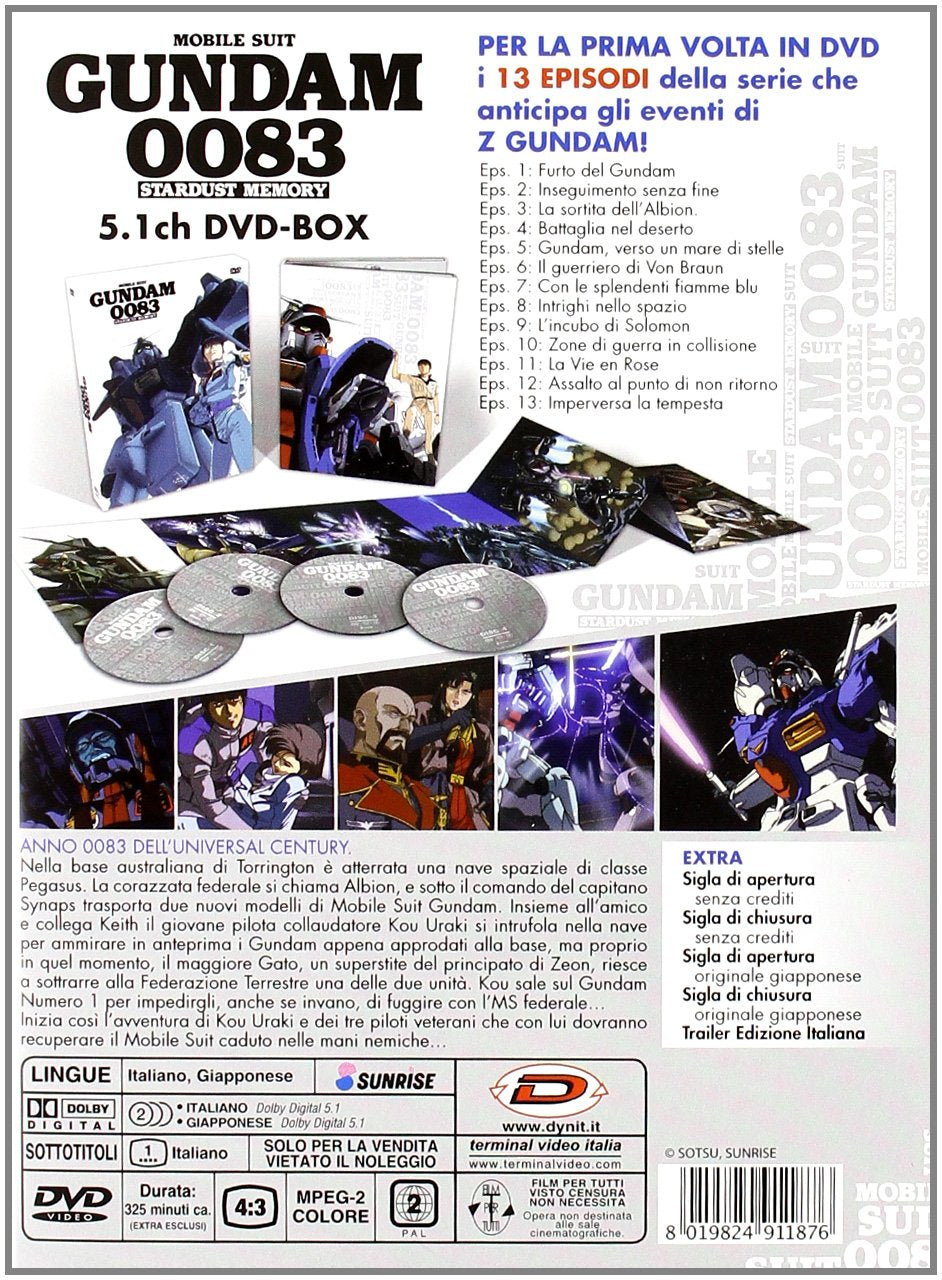 Mobile Suit Gundam 0083 Oav Collector'S Box (4 Dvd)