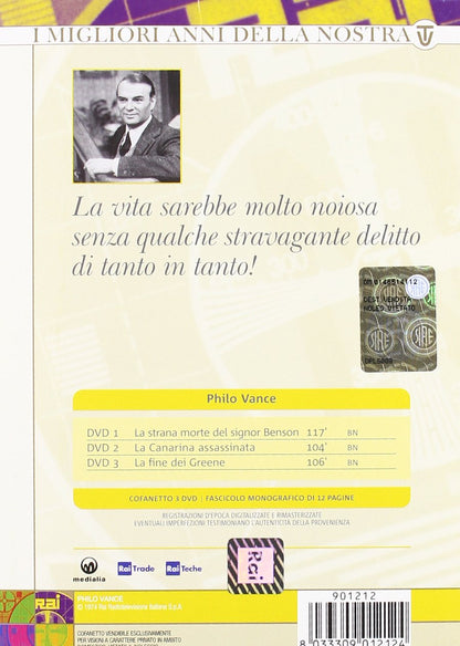 Philo Vance (3 Dvd)