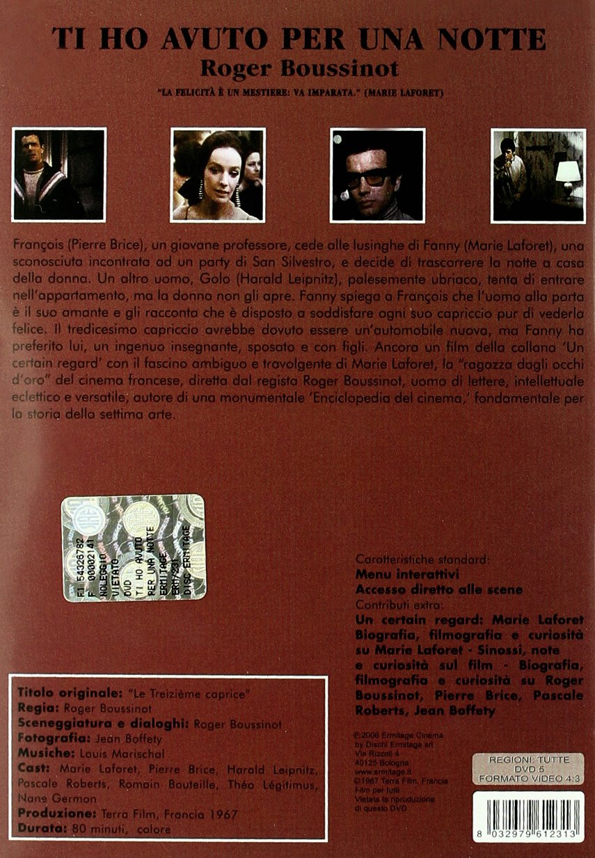 Ti Ho Avuto Per Una Notte