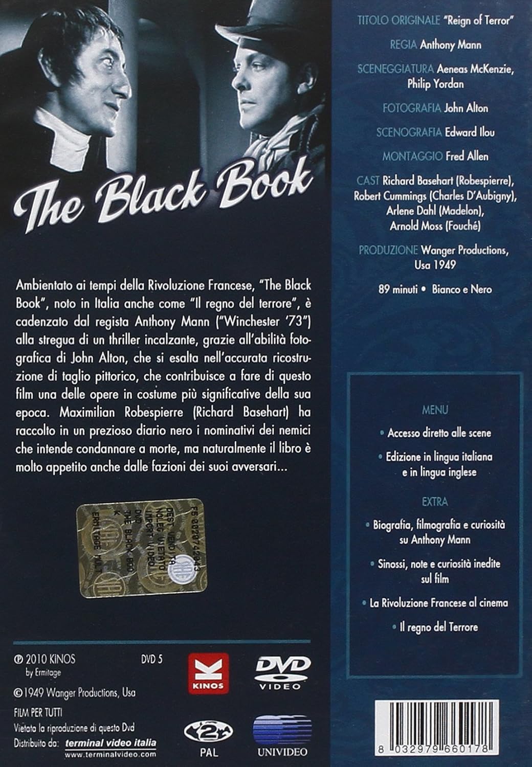 The Black Book (1949) - Il Regno Del T