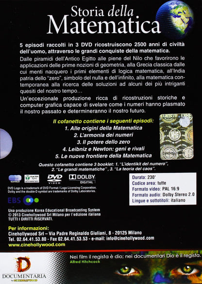 Storia Della Matematica (3 Dvd)