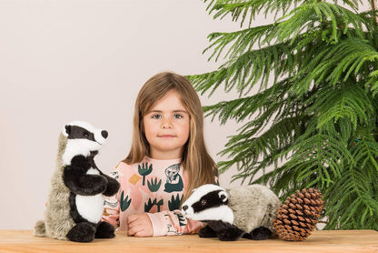 Teddy Hermann 90815 Badger 11,8"/30 cm, Soft Toy, Plush Toy