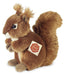 Teddy Hermann 90818 Eekhoorntje 17 cm, knuffeldier, pluche dier met gerecyclede vulling