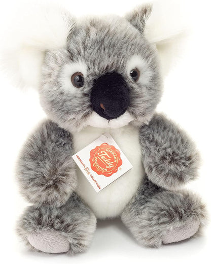 Teddy Hermann 91427 Koala sitting 18 cm, cuddly toy with 75% recycled filling material