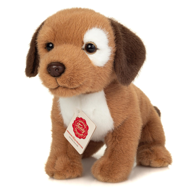 Teddy Hermann 91996 Hondenpuppy Milow 25 cm, knuffeldier, pluche dier