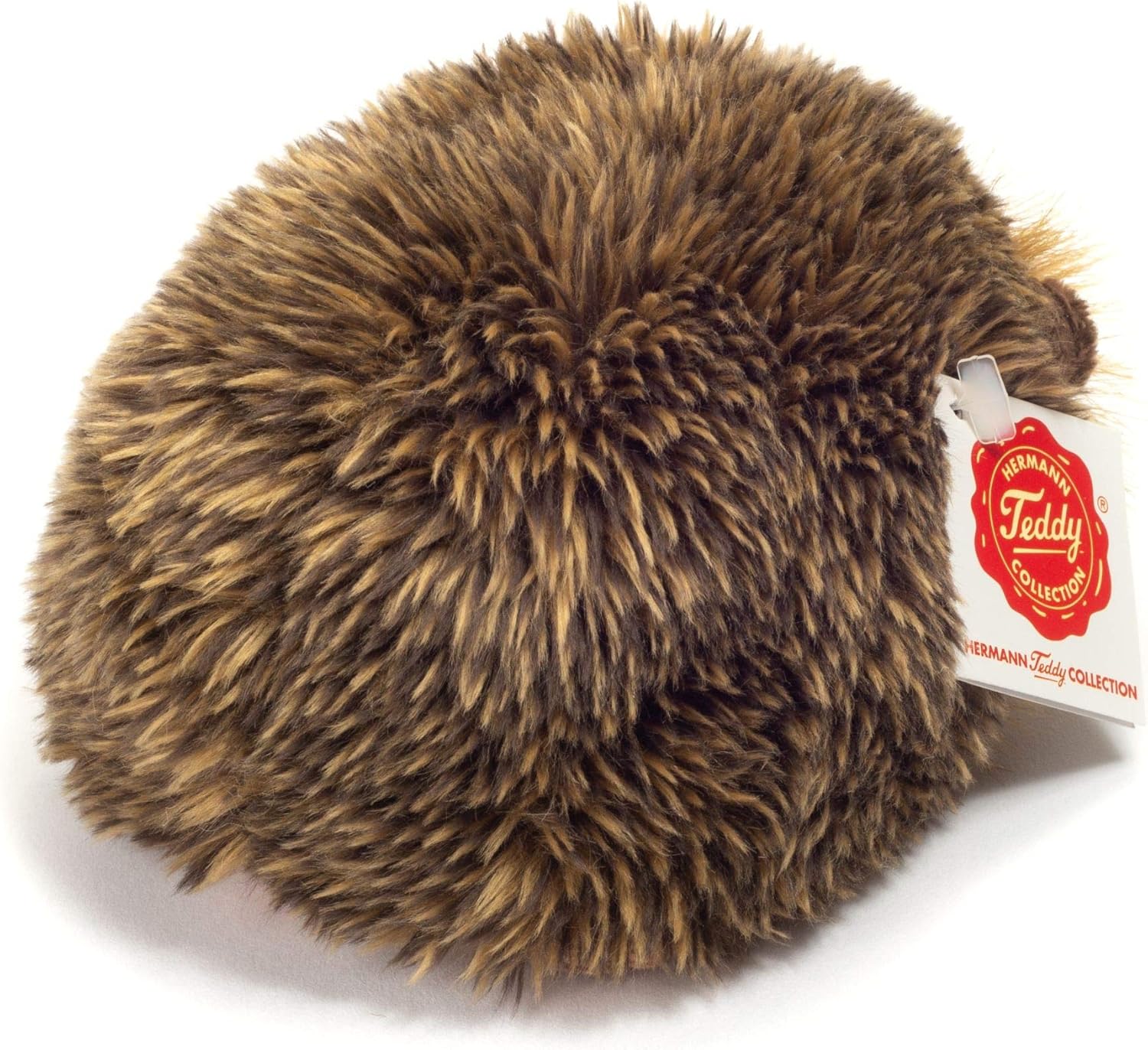 Teddy Hermann 92117 Hedgehog 15 cm, cuddly toy with 75% recycled filling material