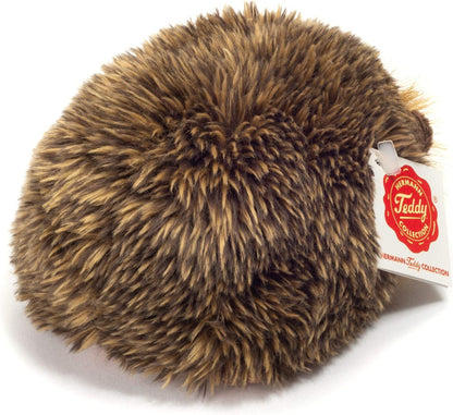Teddy Hermann 92117 Hedgehog 15 cm, cuddly toy with 75% recycled filling material