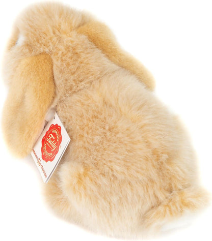 Teddy Hermann 93727 Ram rabbit beige 18 cm, cuddly toy with 75% recycled filling material