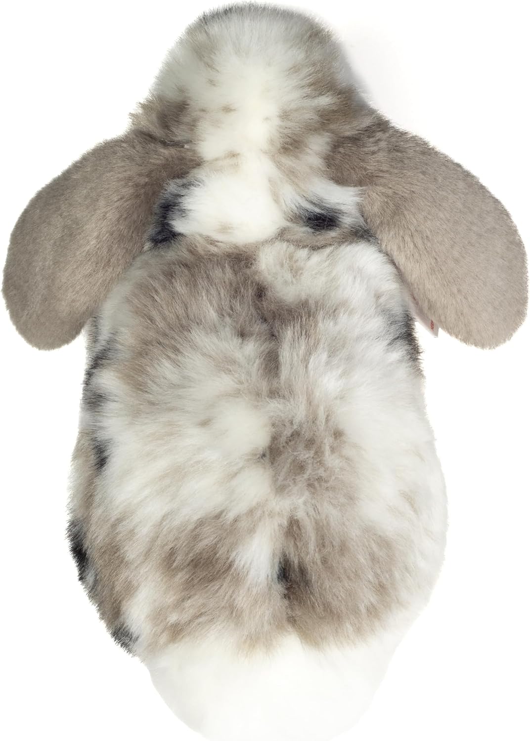 Teddy Hermann 93733 Ram Konijn grijs-wit geveegd 23 cm, knuffeldier, pluche dier met gerecyclede vulling