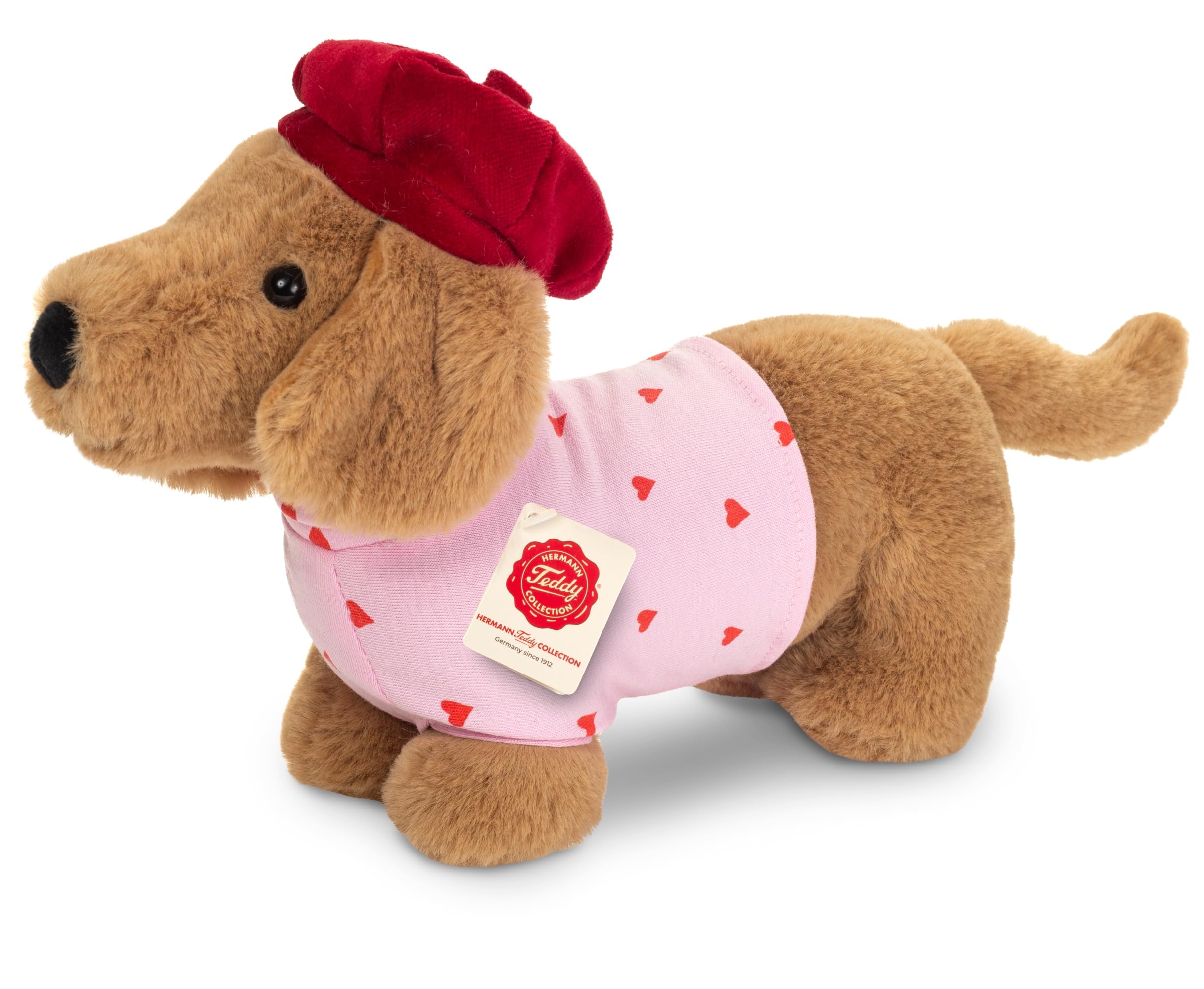 Teddy Hermann Herzekind 93984 Dachshund Lady Amelie 26 cm Cuddly Toy