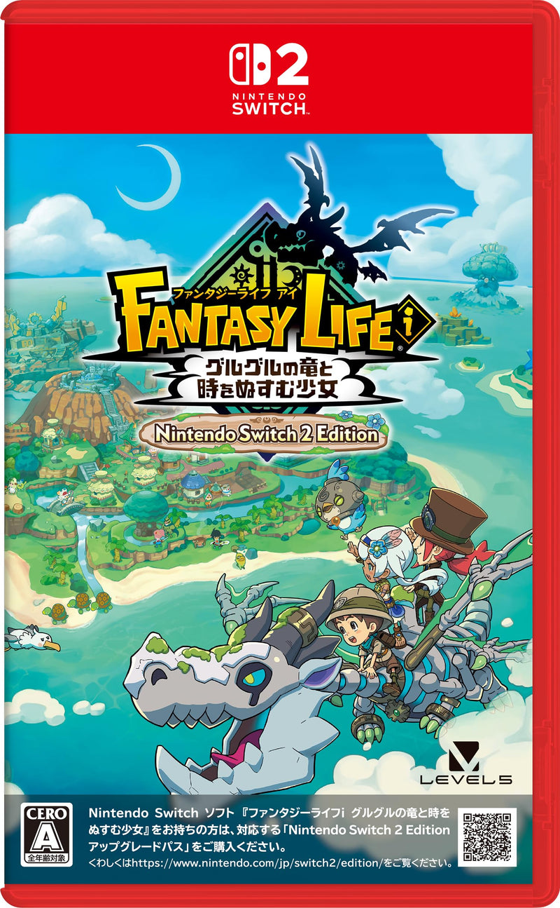 Fantasy Life i The Girl Who Steals Time – Meertalig – Japanse editie – Volledig spel op Game Card