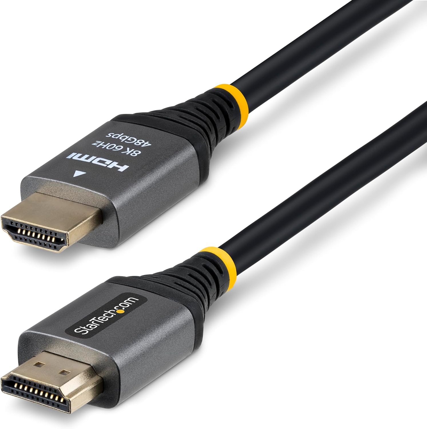 StarTech Cavo HDMI Ultra High Speed Certificato da 30 cm, HDMI 2.1, 8K 60Hz / 4K 120Hz, con HDR10+ ed eARC, Larghezza di banda 48 Gbps