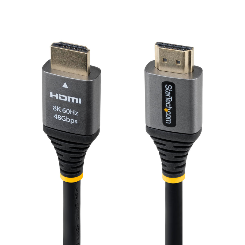 StarTech Cavo HDMI Ultra High Speed Certificato da 30 cm, HDMI 2.1, 8K 60Hz / 4K 120Hz, con HDR10+ ed eARC, Larghezza di banda 48 Gbps