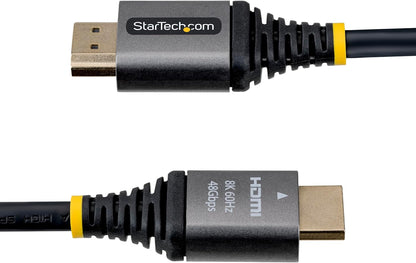 StarTech Cavo HDMI Ultra High Speed Certificato da 30 cm, HDMI 2.1, 8K 60Hz / 4K 120Hz, con HDR10+ ed eARC, Larghezza di banda 48 Gbps