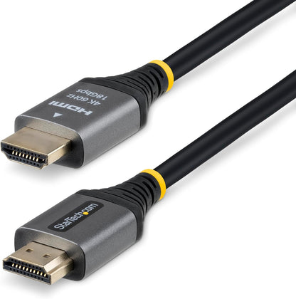 StarTech Cavo HDMI High Speed Premium Certificato da 1,5 m, HDMI 2.0, 4K 60Hz / 1440p 144Hz UHD, con HDR10 e ARC, Larghezza di banda 18 Gbps