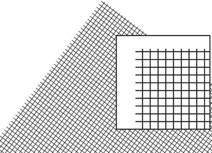 PVC GRID STRAIGHT 0,32MM