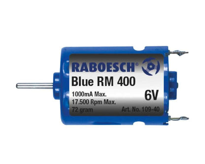 Blue RM-400 6V elektromotor.