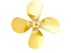Raboesch - Brass Propeller 25-L-4Bl-M4