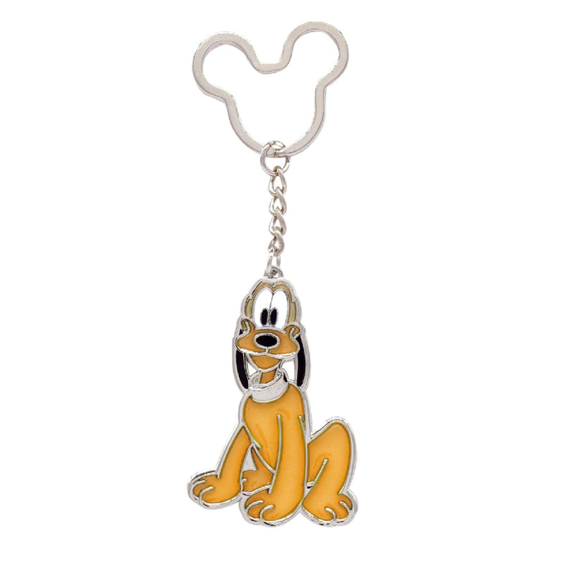 Pluto Pewter Keyring