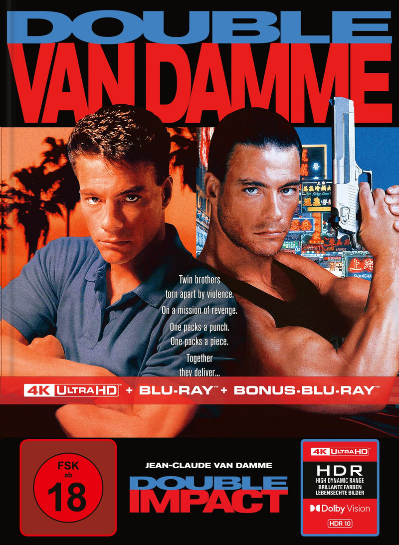 Geballte Ladung – Double Impact - Limitiertes Mediabook - Cover B (4K Ultra HD Bonus