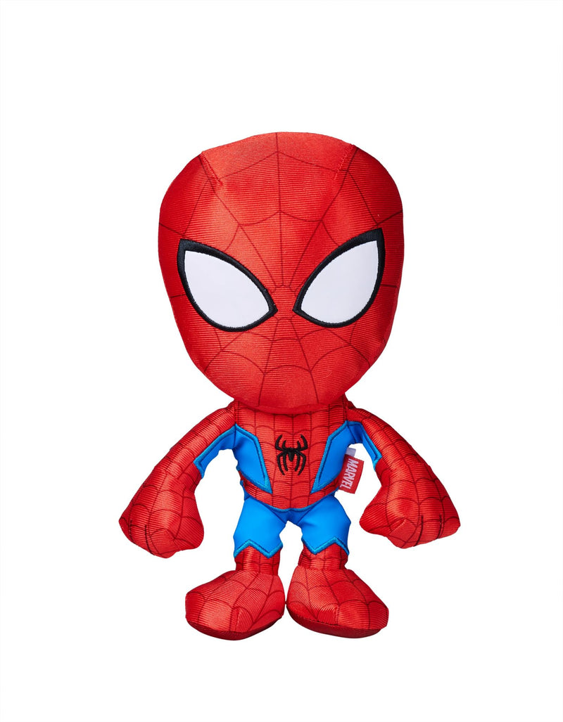 Marvel Spiderman Plüschtier – Kidult Kuschelfigur Superheld, weiche Stofffigur zum Sammeln und Kuscheln, Fanartikel für Kinder und Marvel Fans, 25 cm, ab 0 Monate