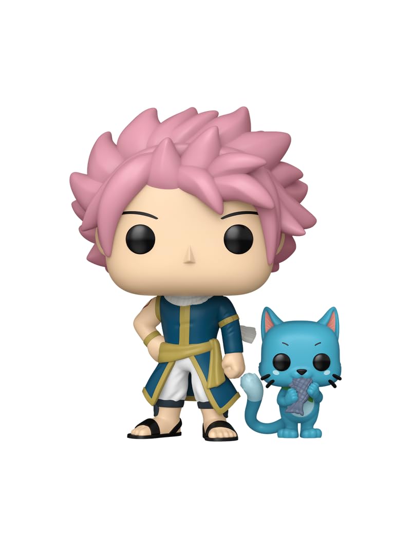 Funko POP! & Buddy: Fairy Tail 100 Years Quest - Natsu & Happy - Sammelbare Vinylfigur - Geschenkidee - Offizielles Merchandise - Spielzeug für Kinder & Erwachsene - Modellfigur für Sammler