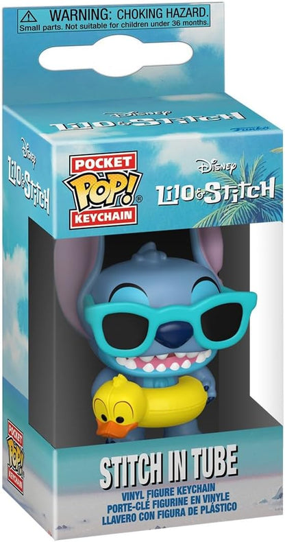 Funko POP! Keychain: Lilo & Stitch- Tuber Stitch Novelty Keyring - Collectable Mini Figure - Stocking Filler - Gift Idea - Official Merchandise - Backpack Decor