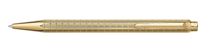 Caran d'Ache ECRIDOR LIGHTS Limited Edition Gold Ballpoint Pen & Leather Case Set