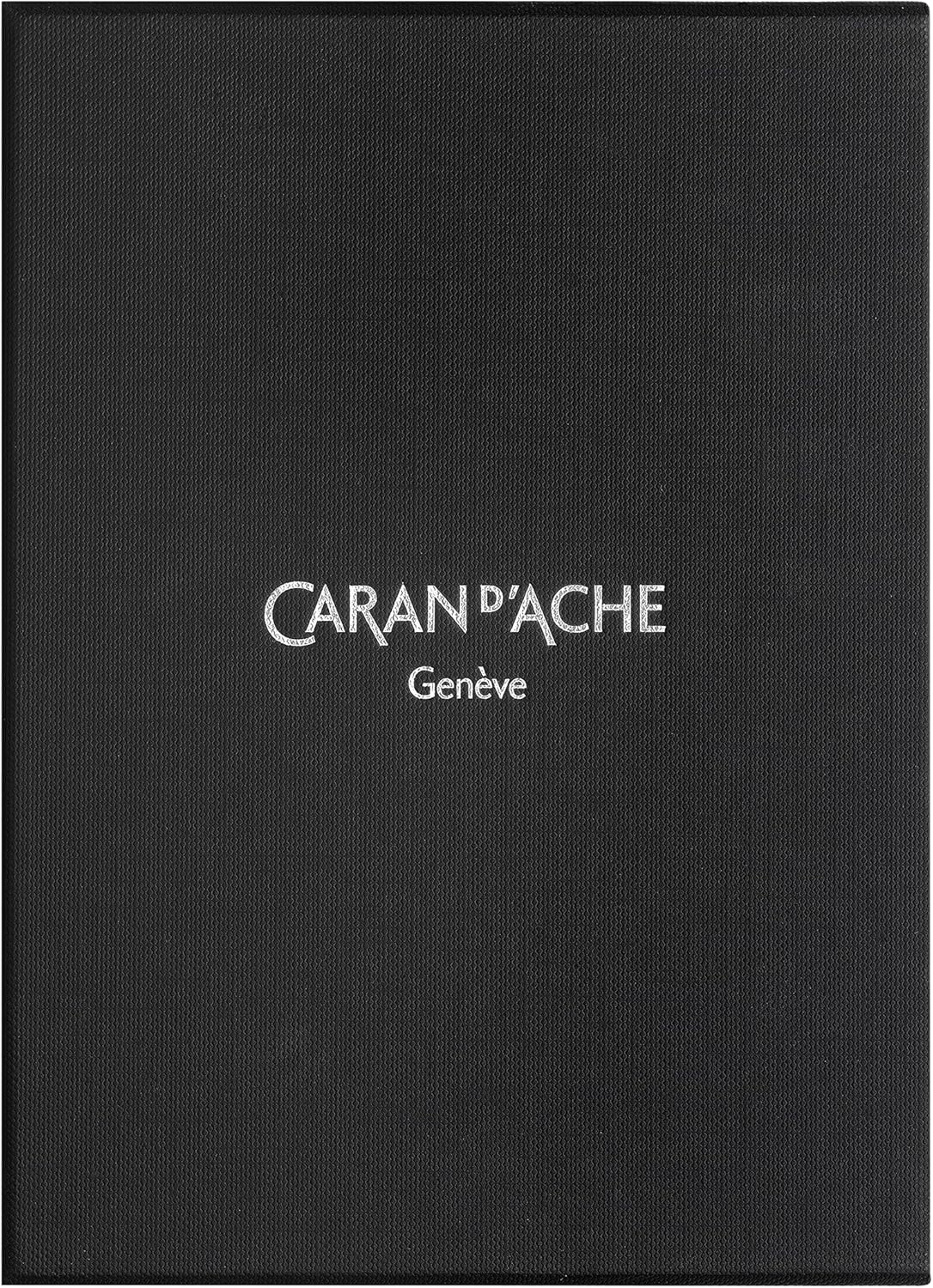 Caran d'Ache ECRIDOR LIGHTS Limited Edition Gold Ballpoint Pen & Leather Case Set