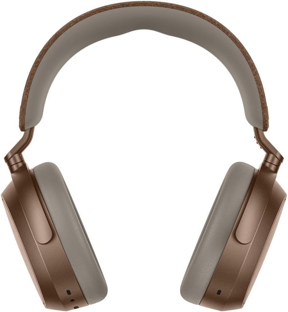 Sennheiser MOMENTUM 4 Wireless Noise Cancelling Headphones - Bluetooth Headset for Crystal-Clear Calls with Adaptive Noise Cancellation, Over-Ear Headphones, Up To 60HR Playtime, Folding Design, Brown