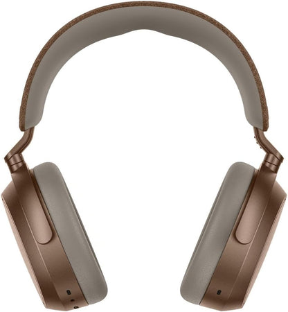 Sennheiser MOMENTUM 4 Wireless Noise Cancelling Headphones - Bluetooth Headset for Crystal-Clear Calls with Adaptive Noise Cancellation, Over-Ear Headphones, Up To 60HR Playtime, Folding Design, Brown