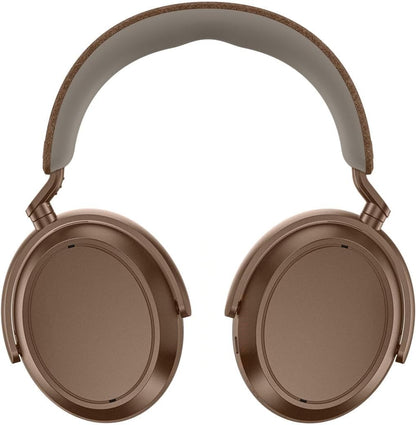 Sennheiser MOMENTUM 4 Wireless Noise Cancelling Headphones - Bluetooth Headset for Crystal-Clear Calls with Adaptive Noise Cancellation, Over-Ear Headphones, Up To 60HR Playtime, Folding Design, Brown