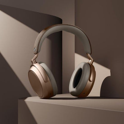 Sennheiser MOMENTUM 4 Wireless Noise Cancelling Headphones - Bluetooth Headset for Crystal-Clear Calls with Adaptive Noise Cancellation, Over-Ear Headphones, Up To 60HR Playtime, Folding Design, Brown